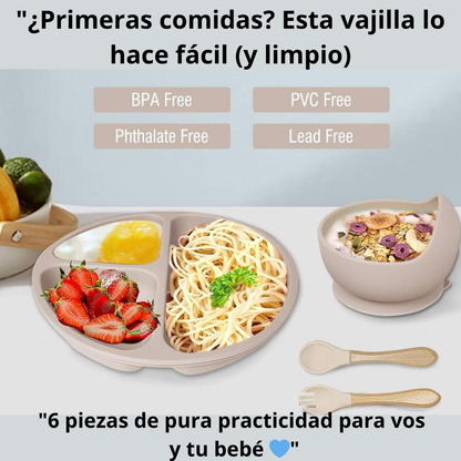 Vajilla de Silicona para Bebe
