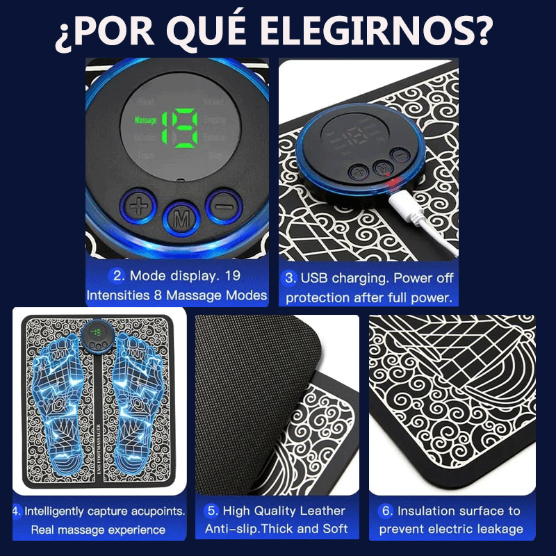 Masajeador de Pies Eléctrico – Relajación y Bienestar en Casa