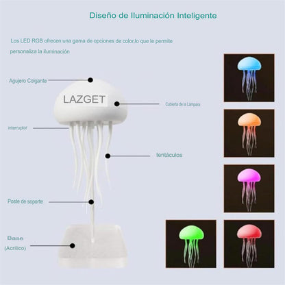 Lámpara Flotante de Medusa – Iluminación LED RGB